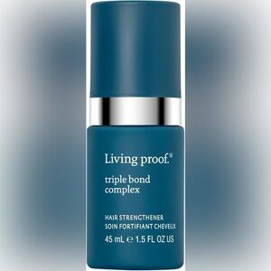 Living Proof Hair Strengthener in Dark Blue Packaging